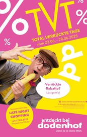 Aktueller dodenhof Weitere Geschäfte Prospekt in Munster und Umgebung, "TVT TOTAL VERRÜCKTE TAGE" mit 16 Seiten, 23.06.2025 - 28.06.2025