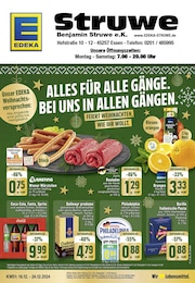 EDEKA Prospekt für Essen: "Aktuelle Angebote", 28 Seiten, 16.12.2024 - 24.12.2024