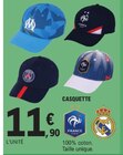 Casquette - E.Leclerc à Saint-Cloud Casquette en promo chez E.Leclerc Saint-Cloud à 11,90 €