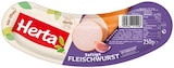 Saftige Fleischwurst mit Knoblauch geräuchert von Herta für 1,99 € bei REWE im Angebot Saftige Fleischwurst mit Knoblauch geräuchert von Herta im aktuellen REWE Prospekt
