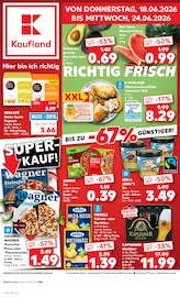 Kaufland Supermarkt Prospekt der aktuellen Woche mit 56 Seiten, gültig von 18.06.2026 bis 24.06.2026, in Malching und Umgebung Aktueller Kaufland Supermarkt Prospekt in Malching und Umgebung, "Hier bin ich richtig" mit 56 Seiten, 18.06.2026 - 24.06.2026