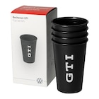 Becherset im GTI Design 4er-Set bei Volkswagen im Prospekt "" für 12,90 €