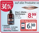 Bartshampoo Angebote von King C. Gillette bei Rossmann Gelsenkirchen für 6,30 €