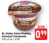 Sahne Pudding Vollmilch-Schokolade Angebote von Dr. Oetker bei EDEKA Heilbronn für 0,99 €