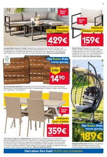 Terrassenplatten im aktuellen Rusta Prospekt (Essen) Terrassenplatten im Rusta Prospekt "Willkommen zu Hause in Schweden!" mit 20 Seiten (Essen)