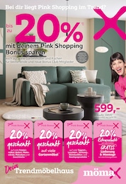 mömax Prospekt für Herford mit 8 Seiten mömax Prospekt für Herford: "Bei dir liegt Pink Shopping im Trend?", 8 Seiten, 23.03.2026 - 29.03.2026