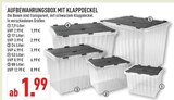 Aufbewahrungsbox mit Klappdeckel Angebote bei Marktkauf Beckum für 1,99 €