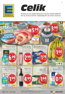 EDEKA Prospekt der Woche "Aktuelle Angebote" Seite 1, 17.11.2025 bis 22.11.2025 für Mettmann Aktueller EDEKA Prospekt "Aktuelle Angebote" Seite 1 von 24 Seiten für Mettmann