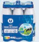 Lait uht demi ecreme bleu blanc coeur - U - U Express à Le Mans Lait uht demi ecreme bleu blanc coeur - U en promo chez U Express Le Mans à 3,88 €
