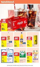 Promos Coca-Cola dans le catalogue "AU COEUR DU GOÛT" de Carrefour Market Coca-Cola en promo dans le catalogue Carrefour Market à la page 49