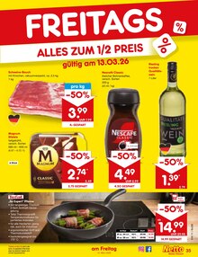 Schweinebauch im Netto Marken-Discount Prospekt "Aktuelle Angebote" mit 60 Seiten (Mülheim (Ruhr))