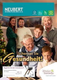 Aktueller Neubert Orthopädie-Technik GmbH & Co. KG Sanitätshäuser Prospekt für Bitterfeld: Schenken Sie Gesundheit! mit 6} Seiten, 12.11.2025 - 31.01.2026