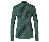 Tchibo im Supermarkt - Blusenshirt mit Stehkragen, dunkelgrün Angebot im Prospekt Blusenshirt mit Stehkragen, dunkelgrün bei Tchibo im Supermarkt im Prospekt "" für 14,99 €
