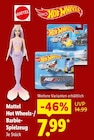 Hot Wheels-/Barbie-Spielzeug Angebote von Mattel bei Lidl Neuss für 7,99 €