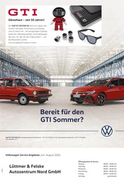 Volkswagen Werkstatt & Auto Prospekt der aktuellen Woche mit 1 Seite, gültig von 01.06.2026 bis 31.08.2026, in Sieverstedt und Umgebung Aktueller Volkswagen Werkstatt & Auto Prospekt in Sieverstedt und Umgebung, "Mehr Platz. Mehr Möglichkeiten." mit 1 Seite, 01.06.2026 - 31.08.2026