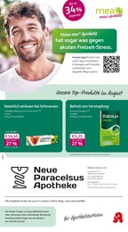 Apotheken Prospekt von mea - meine apotheke Wittgensdorf mea - meine apotheke Prospekt: "Unsere August-Angebote", 4 Seiten, 01.08.2026 - 31.08.2026