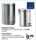Aktuelle Mülleimer Angebote bei Hellweg in Chemnitz Aktuelles Edelstahl-Treteimer Angebot bei Hellweg in Chemnitz ab 9,99 €