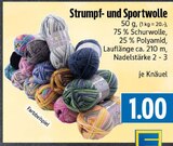 Strumpf- und Sportwolle im Angebot bei EDEKA in Gießen Strumpf- und Sportwolle Angebote bei EDEKA Gießen für 1,00 €