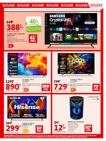 Promo Télévision dans le catalogue Auchan Hypermarché du moment à la page 5