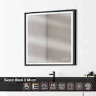 Miroir lumineux noir l.80 x H.75 cm Swann , Tactile, Anti-buée, Variateur - MP GLASS - Leroy Merlin à Avignon Miroir lumineux noir l.80 x H.75 cm Swann , Tactile, Anti-buée, Variateur - MP GLASS en promo chez Leroy Merlin Avignon à 220,00 €