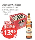 Weißbier Angebote von Erdinger bei V-Markt Regensburg für 13,99 €