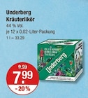 Kräuterlikör von Underberg im aktuellen V-Markt Prospekt für 7,99 €