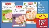 Finesse Schinken hauchzart und feinwürzig von Herta im aktuellen ALDI Nord Prospekt für 1,39 €