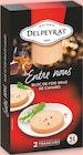 Duo tranche bloc de foie gras de canard - DELPEYRAT en promo chez Netto Duo tranche bloc de foie gras de canard - DELPEYRAT dans le catalogue Netto