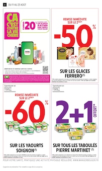 Catalogue Intermarché Hyper de la semaine "-50% DE REMISE IMMÉDIATE SUR LE 2ÈME" avec 2 pages, valide du 11/08/2026 au 23/08/2026 pour Balma et alentours Prospectus Intermarché Hyper de la semaine "-50% DE REMISE IMMÉDIATE SUR LE 2ÈME" avec 2 pages, valide du 11/08/2026 au 23/08/2026 pour Balma et alentours