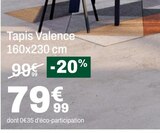 Tapis Valence en promo à 79,99 € chez But Tapis Valence dans le catalogue But