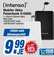 Mobiler Akku Powerbank S10000 bei HEM expert in Schwäbisch Hall Mobiler Akku Powerbank S10000 im Angebot bei HEM expert Schwäbisch Hall für 9,99 €