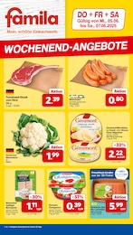 Supermarkt Prospekt von famila Nordwest Prinzhöfte famila Nordwest Prospekt: "WOCHENENDANGEBOTE", 2 Seiten, 05.06.2025 - 07.06.2025