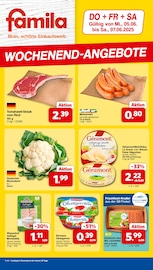 Aktueller famila Nordwest Supermarkt Prospekt in Prinzhöfte und Umgebung, "WOCHENENDANGEBOTE" mit 2 Seiten, 05.06.2025 - 07.06.2025