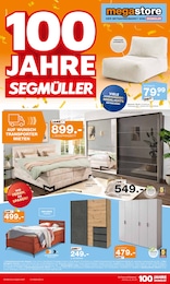 Bett im Segmüller Prospekt 100 JAHRE SEGMÜLLER auf S. 7