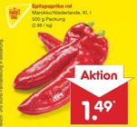 Aktuelle Paprika Angebote bei Netto Marken-Discount in Reutlingen Aktuelles Spitzpaprika rot Angebot bei Netto Marken-Discount in Reutlingen ab 1,49 €