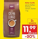 Caffè Crema Lungo Angebote von Käfer bei Netto Marken-Discount Falkensee für 11,99 €