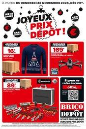Catalogue Bricolage Brico Dépôt en cours à Exincourt et alentours, "JOYEUX PRIX DÉPÔT !", 16 pages, 28/11/2025 - 24/12/2025