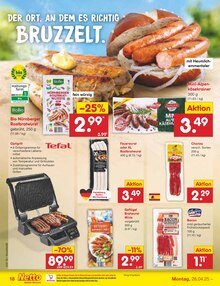 Bratwurst im Netto Marken-Discount Prospekt "Aktuelle Angebote" mit 66 Seiten (Saarbrücken)