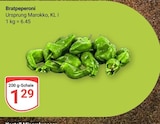 Aktuelle Paprika Angebote bei GLOBUS in Krefeld Aktuelles Bratpeperoni Angebot bei GLOBUS in Krefeld ab 1,29 €