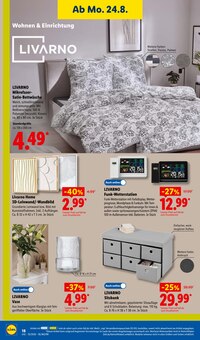 Leinwand Angebot im Lidl Prospekt, gültig von 24.08.2026 bis 29.08.2026 Leinwand Angebot im aktuellen Lidl Prospekt auf Seite 38