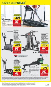 Ergometer im Lidl Prospekt "LIDL LOHNT SICH" mit 61 Seiten (Freiburg (Breisgau))