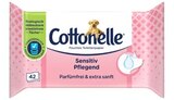 Feuchtes Toilettenpapier Sensitiv Pflegend Angebote von Cottonelle bei REWE Bielefeld für 1,19 €