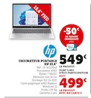 Promo Ordinateur portable HP 15,6" à 499,00 € dans le catalogue Super U à Paris
