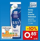 Frische Vollmilch im Angebot bei Netto Marken-Discount in Karlsruhe Frische Vollmilch Angebote von Gutes Land bei Netto Marken-Discount Karlsruhe für 0,85 €