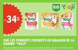 -34% sur les produits présents en magasin de la gamme yooji - YOOJI dans le catalogue E.Leclerc