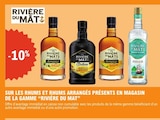 E.Leclerc Plérin - Promo - 10% SUR LES RHUMS ET RHUMS ARRANGÉS PRÉSENTS EN MAGASIN DE LA GAMME "RIVIÈRE DU MAT" Promo - 10% SUR LES RHUMS ET RHUMS ARRANGÉS PRÉSENTS EN MAGASIN DE LA GAMME "RIVIÈRE DU MAT" à dans le catalogue E.Leclerc à Plérin