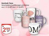 Geschenk-Tasse Angebote bei GLOBUS Wetzlar für 2,99 €