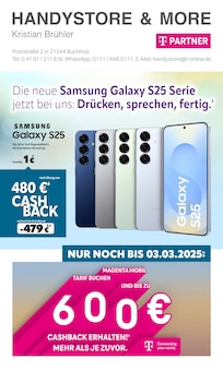 handystore & more Prospekt Die neue Samsung Galaxy S25 Serie jetzt bei uns: Drücken, sprechen, fertig. mit  Seiten in Winsen (Luhe) und Umgebung