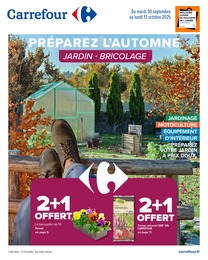 Catalogue Carrefour "PRÉPAREZ L’AUTOMNE : JARDIN - BRICOLAGE" à Vendeuvre-sur-Barse et alentours, 32 pages, 30/09/2025 - 13/10/2025