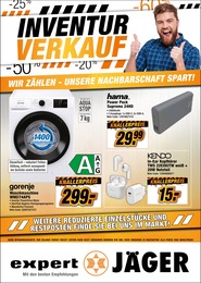 expert Jäger Prospekt "INVENTURVERKAUF" für Elsteraue, 8 Seiten, 15.03.2023 - 24.03.2023 expert Jäger Prospekt "INVENTURVERKAUF" für Elsteraue, 8 Seiten, 15.03.2023 - 24.03.2023